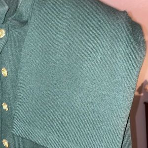 Beautiful Green, size 10 St. John Knit two piece set, smoke free and pet free.